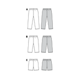 Burda Sewing Pattern 9615 Leggins - Ribes y Casals