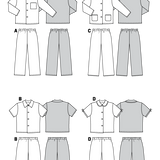 Burda Sewing Pattern 9747 Pyjamas - Ribes y Casals