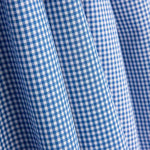 Blue and White Vichy Cotton Shirt - Ribes y Casals