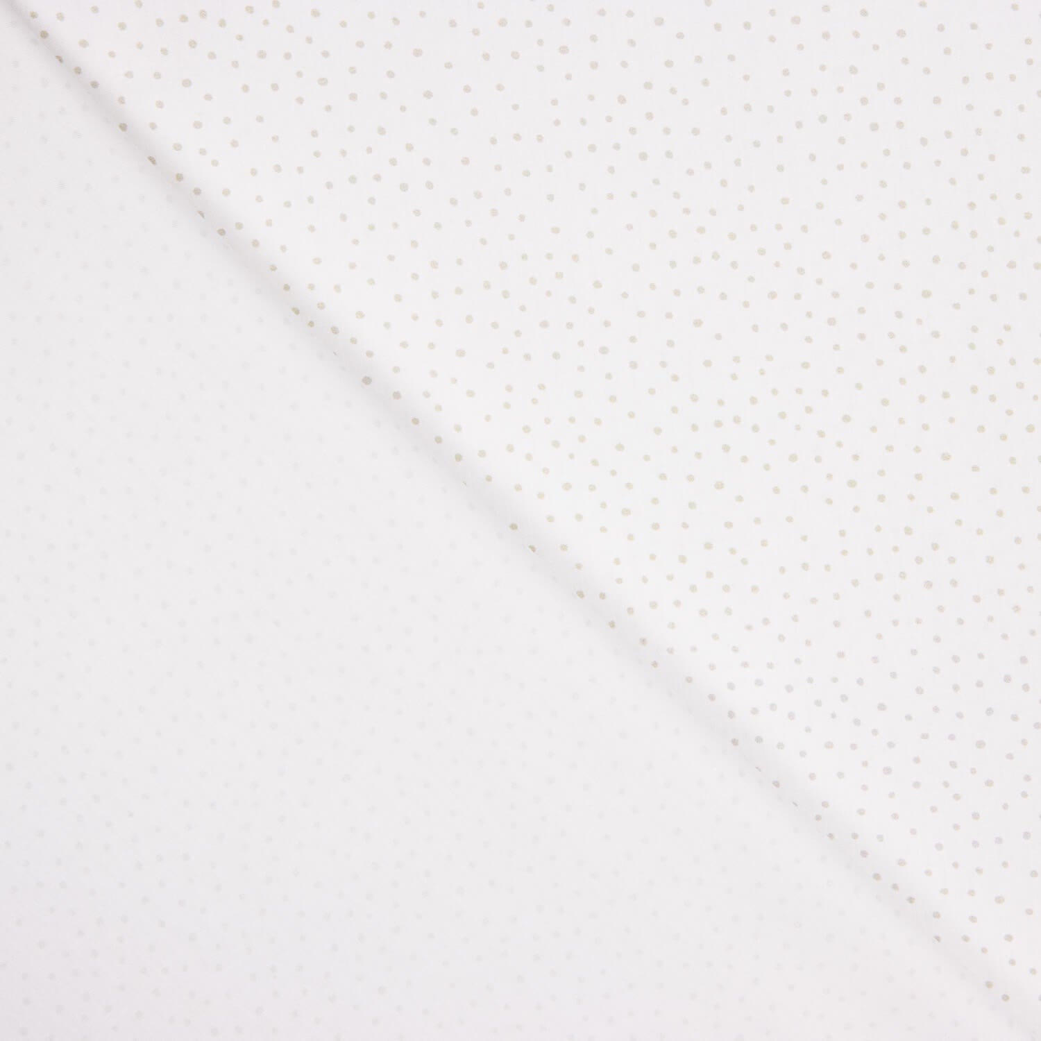 Soft Green and White Polka Dot Printed Calico - Ribes y Casals