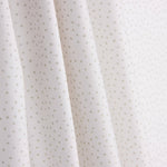 Soft Green and White Polka Dot Printed Calico - Ribes y Casals