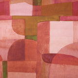Terracotta Geo Print Polyester Satin - Ribes y Casals