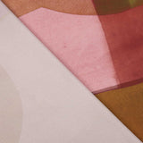 Terracotta Geo Print Polyester Satin - Ribes y Casals
