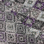 Silver and Mauve Diamond Lace Trim - Ribes y Casals