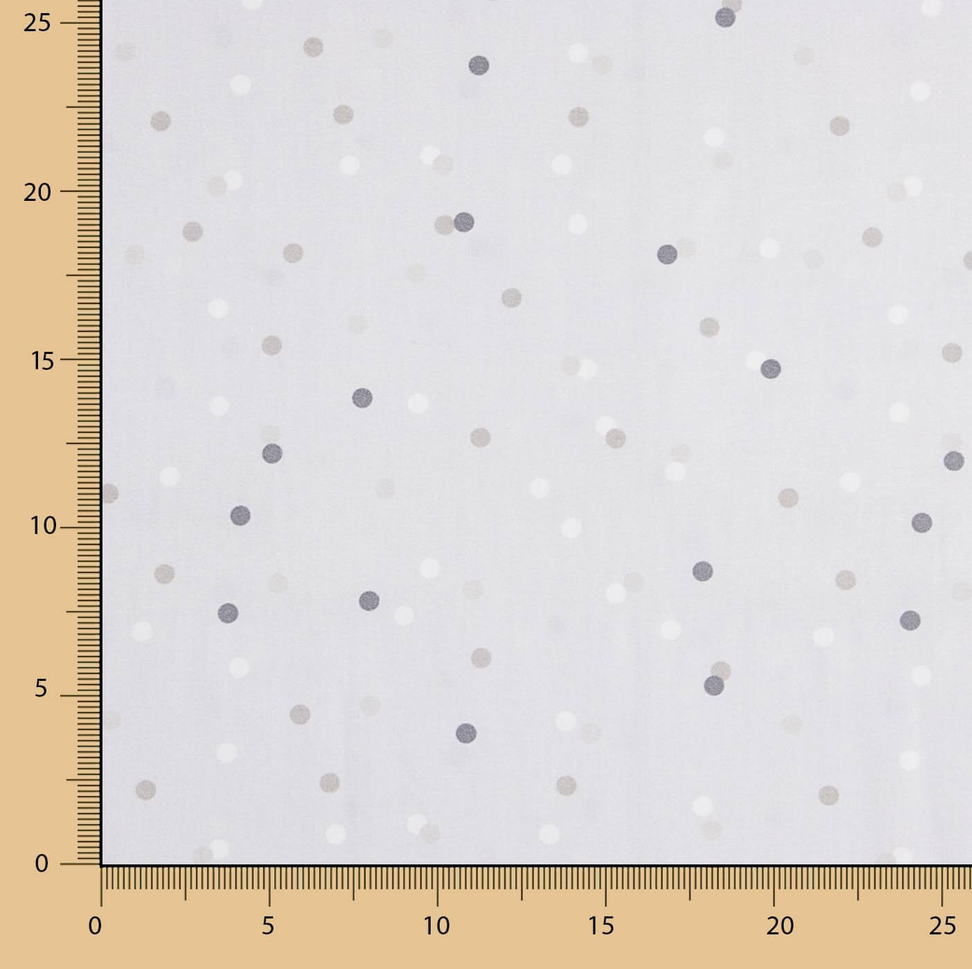 Grey Confetti printed percale - Ribes y Casals