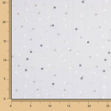 Grey Confetti printed percale - Ribes y Casals
