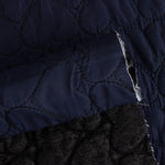 Double-sided quilted with black and navy Texan hearts - Ribes y Casals