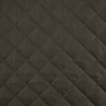 Double-sided green-grey twill and grey plumetis quilt - Ribes y Casals