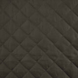 Double-sided green-grey twill and grey plumetis quilt - Ribes y Casals