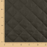 Double-sided green-grey twill and grey plumetis quilt - Ribes y Casals