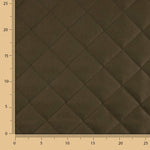 Double-sided khaki green twill and multicoloured satin quilt - Ribes y Casals