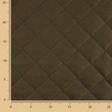 Double-sided khaki green twill and multicoloured satin quilt - Ribes y Casals