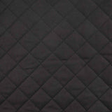 Black Twill Quilted Jacket with Geometric Lining - Ribes y Casals