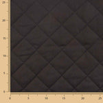 Black Twill Quilted Jacket with Geometric Lining - Ribes y Casals