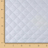 Quilted Cotton Polka Dots-Light Blue Stripes - Ribes y Casals