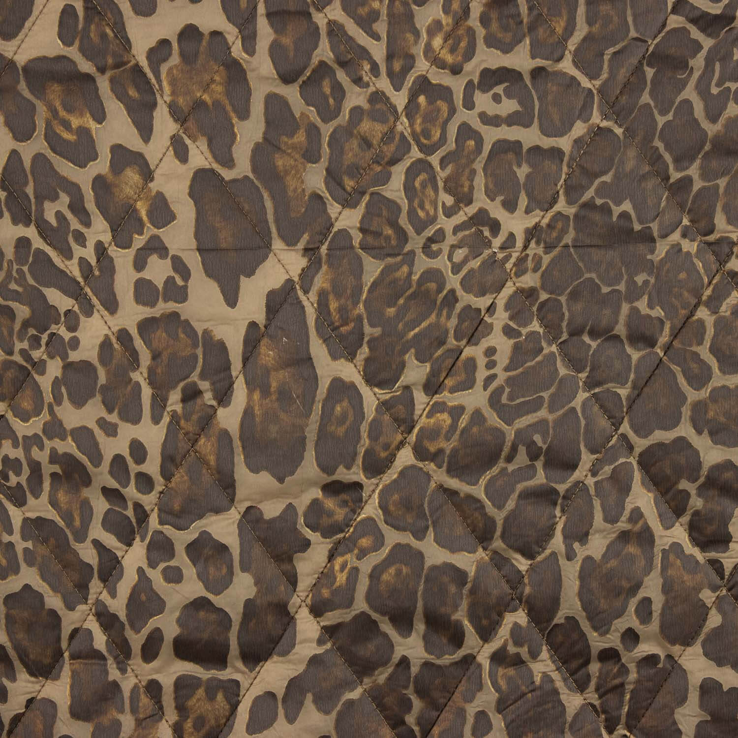 Lightweight Double-Sided Quilted Blanket in Animal Print and Ochre - Ribes y Casals