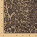 Lightweight Double-Sided Quilted Blanket in Animal Print and Ochre - Ribes y Casals