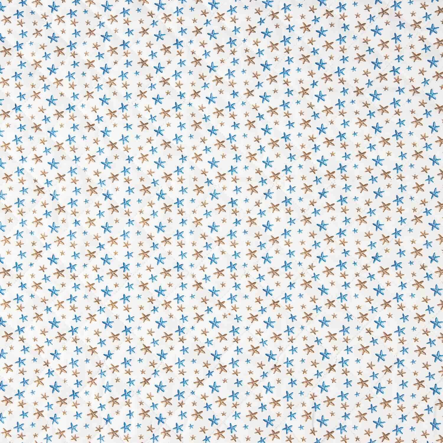 Padded Poplin Stars and Polka Dots Blue - Ribes y Casals