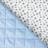 Padded Poplin Stars and Polka Dots Blue - Ribes y Casals