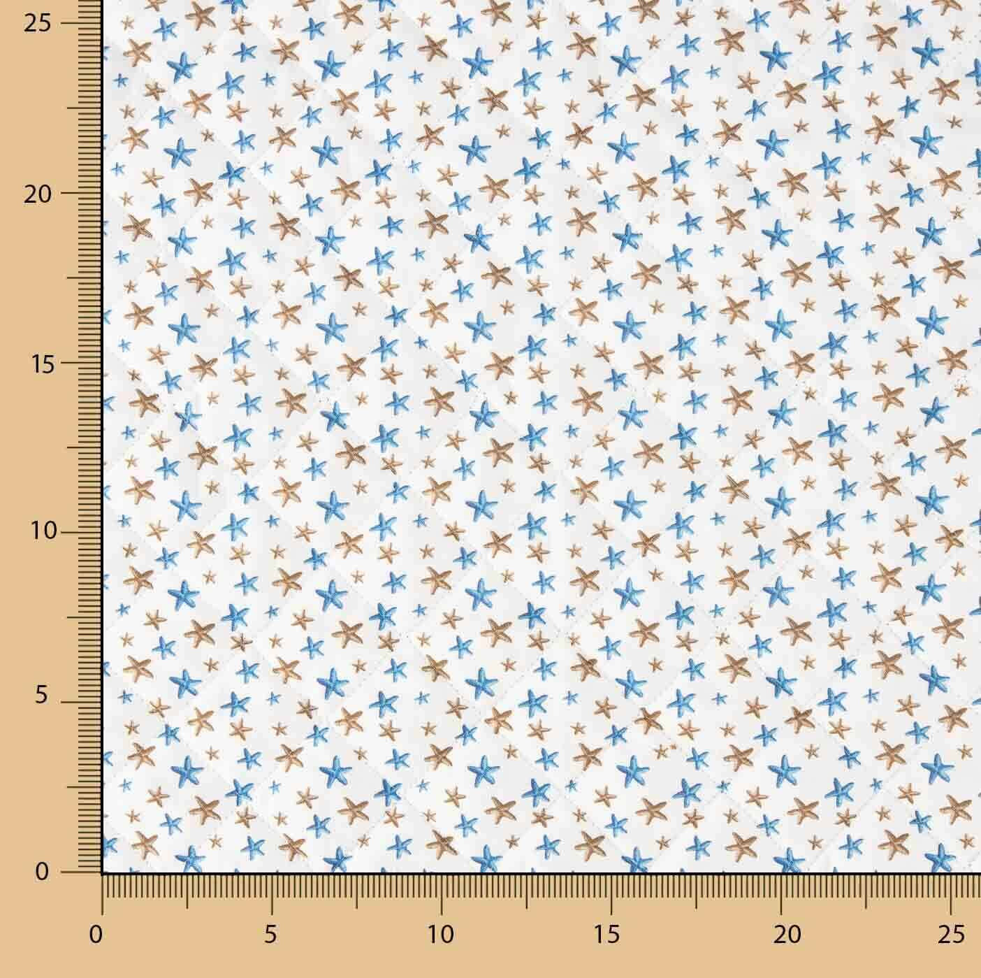 Padded Poplin Stars and Polka Dots Blue - Ribes y Casals