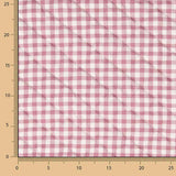 Padded Pink and Multicoloured Gingham Poplin - Ribes y Casals