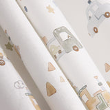 Printed Percale Children's Vehicles - Ribes y Casals