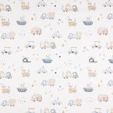Printed Percale Children's Vehicles - Ribes y Casals