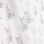 Blue Bunny-Printed Percale - Ribes y Casals