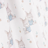 Blue Bunny-Printed Percale - Ribes y Casals