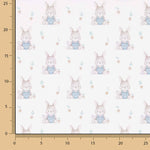 Blue Bunny-Printed Percale - Ribes y Casals