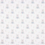 Blue Bunny-Printed Percale - Ribes y Casals