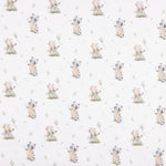 Printed Bear and Raccoon Percale - Ribes y Casals