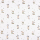 Printed Bear and Raccoon Percale - Ribes y Casals