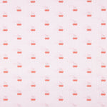 Pink Gingham Cherry Print Percale - Ribes y Casals