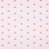 Pink Gingham Cherry Print Percale - Ribes y Casals