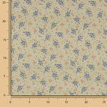 Blue and Pink Printed Percale - Ribes y Casals
