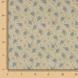 Blue and Pink Printed Percale - Ribes y Casals