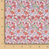 Pink Floral Garden Print Percale - Ribes y Casals