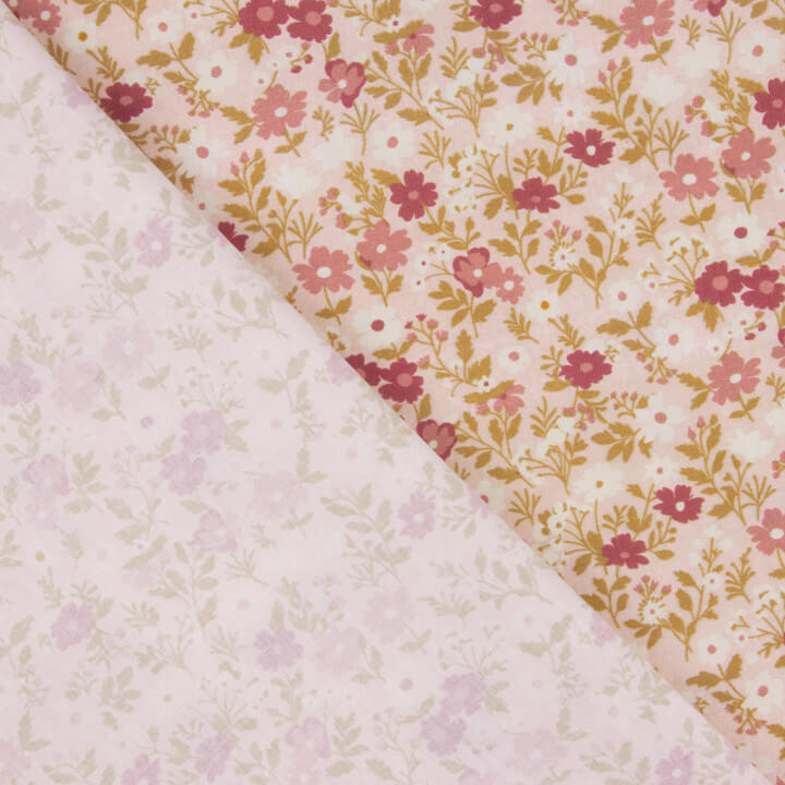 Pink Floral Percale Print - Ribes y Casals