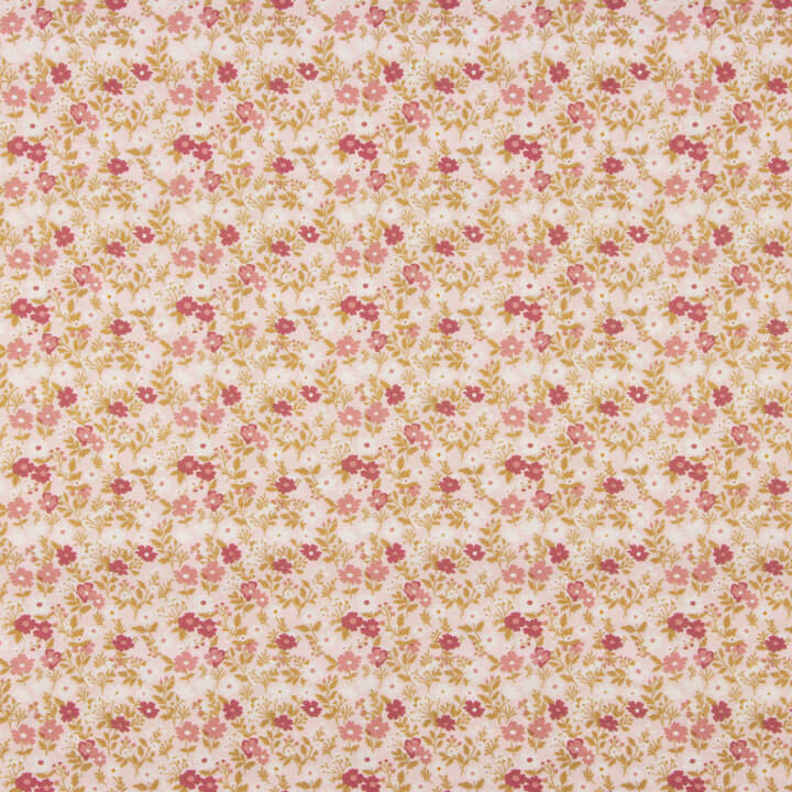Pink Floral Percale Print - Ribes y Casals