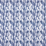 Retro Blue Geometric Print Percale - Ribes y Casals