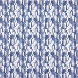 Retro Blue Geometric Print Percale - Ribes y Casals