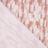 Retro Pink Geometric Print Percale - Ribes y Casals