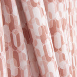 Retro Pink Geometric Print Percale - Ribes y Casals