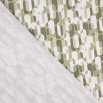 Retro Geometric Printed Percale in Beige - Ribes y Casals