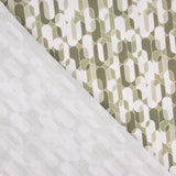 Retro Geometric Printed Percale in Beige - Ribes y Casals
