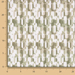 Retro Geometric Printed Percale in Beige - Ribes y Casals