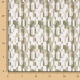 Retro Geometric Printed Percale in Beige - Ribes y Casals