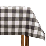 Black and White Checkered Resin-Coated Tablecloth - Ribes y Casals