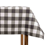 Black and White Checkered Resin-Coated Tablecloth - Ribes y Casals